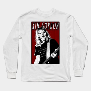 Vintage Retro Kim Gordon Long Sleeve T-Shirt